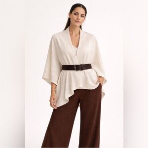 SARAH PACINI | knit wrap- new with tags | size one fits most